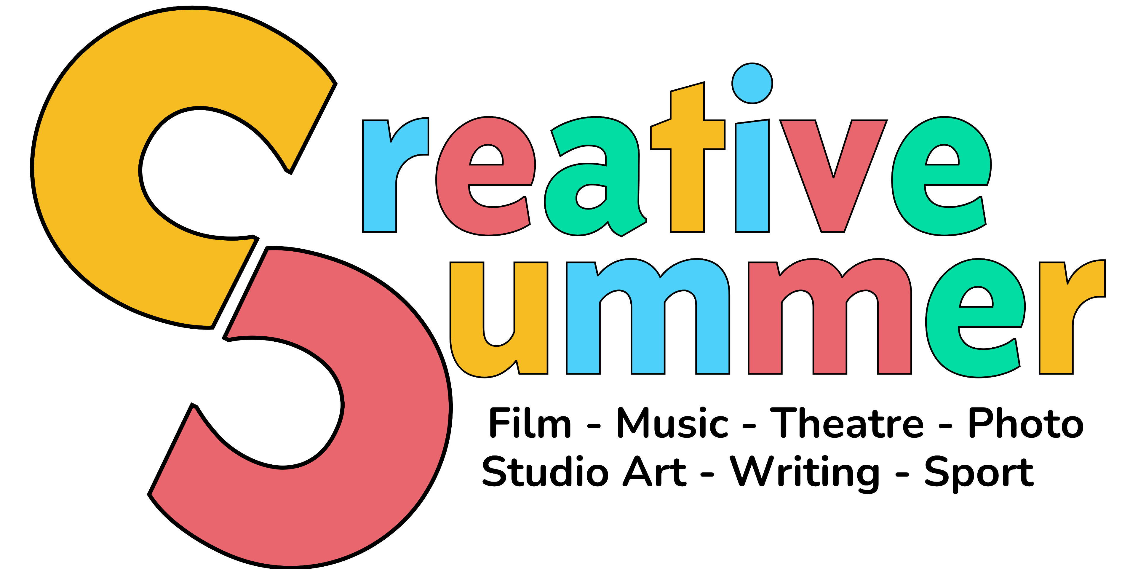 Banner for Creative Summer arts program Creative Summer runs from July 6 through August 1 in 2026 and is for children ages 8-15.